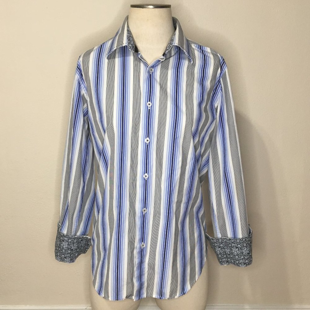 7 Diamonds Long Sleeve Button Down Shirt